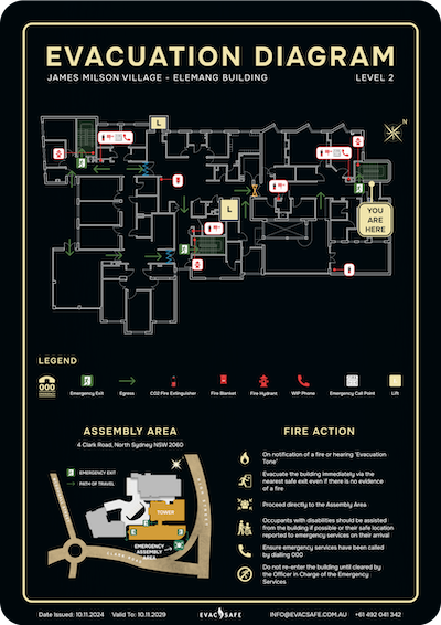 Luxury Evacuation Plans Design