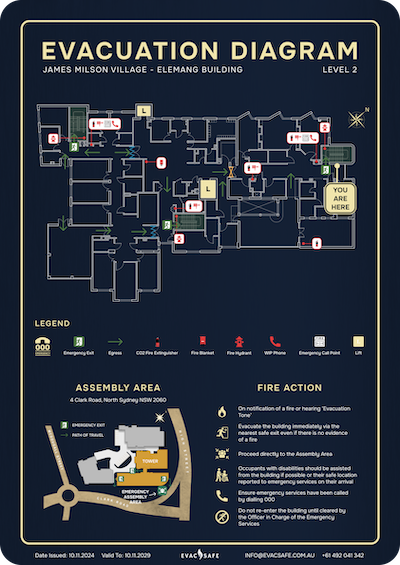 High-End Evacuation Plans Design